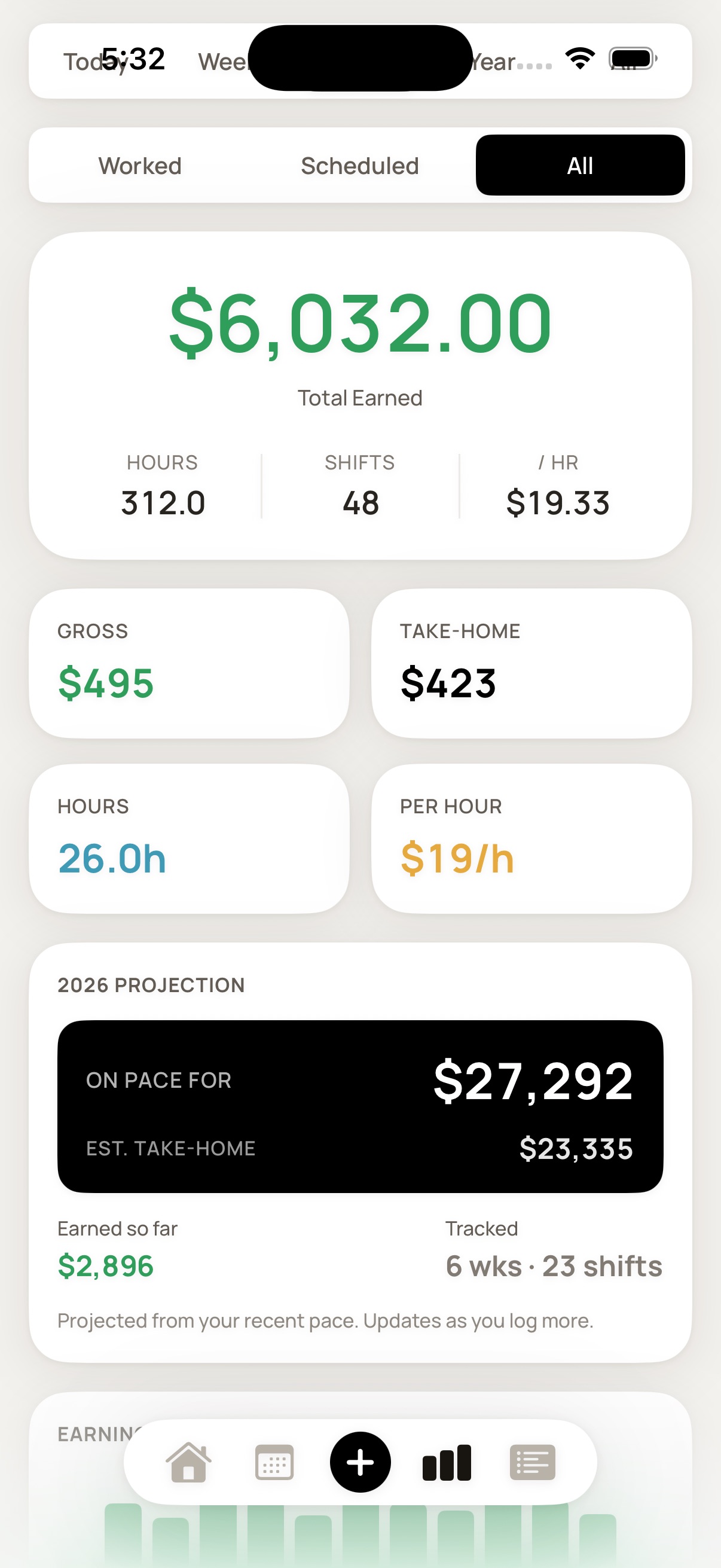 Clocked app screenshot 3